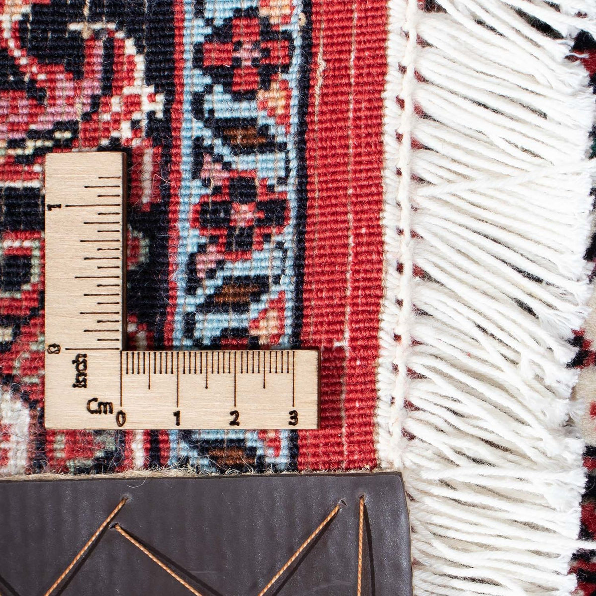 Biegacz Dywan perski - Bijar - 205 x 73 cm - czerwony