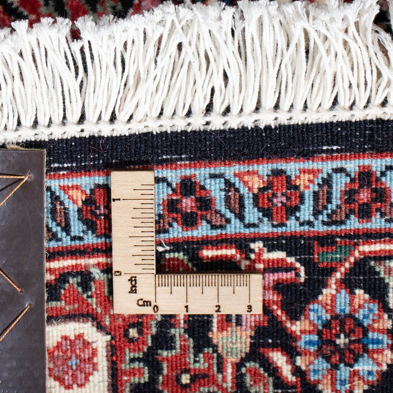 Biegacz Dywan perski - Bijar - 203 x 70 cm - ciemnoniebieski