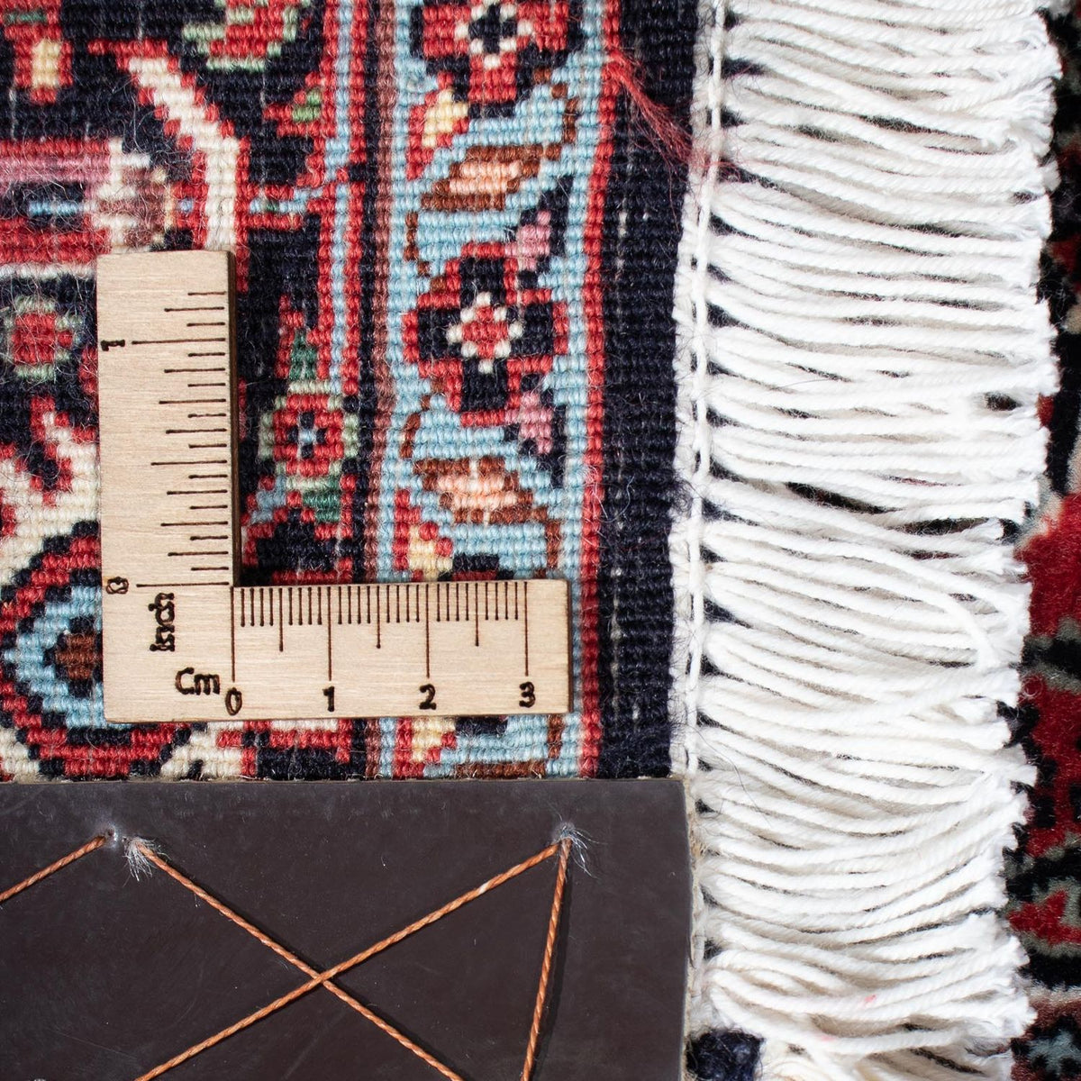 Biegacz Dywan perski - Bijar - 218 x 76 cm - beżowy