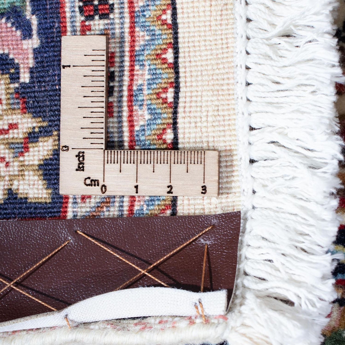 Biegacz Dywan perski - Ghom - 194 x 70 cm - beżowy