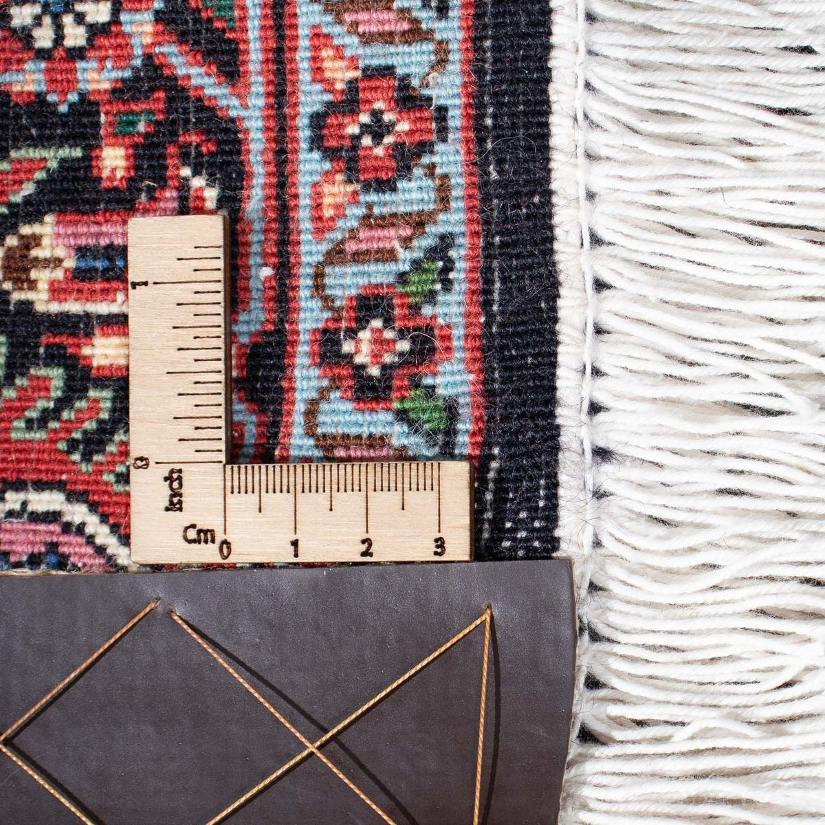 Biegacz Dywan perski - Bijar - 198 x 73 cm - beżowy