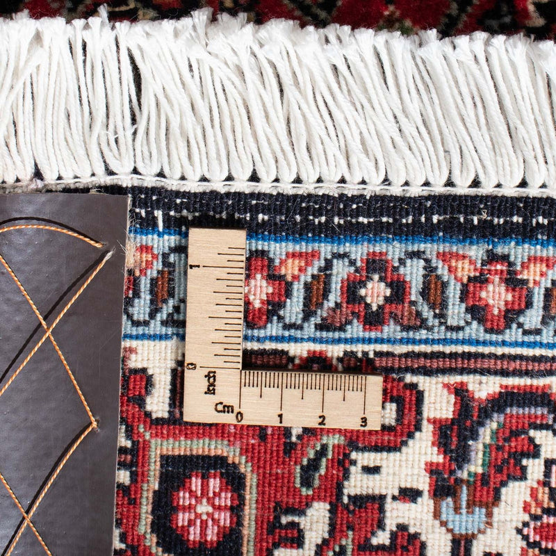 Biegacz Dywan perski - Bijar - 295 x 84 cm - ciemna czerwień