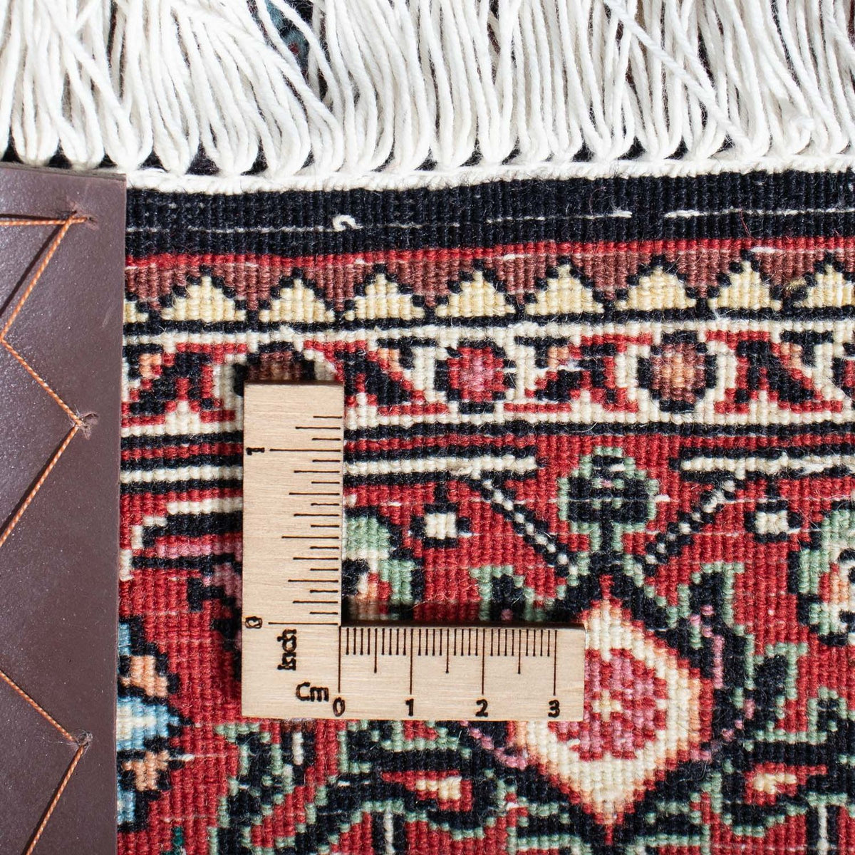 Biegacz Dywan perski - Bijar - 298 x 82 cm - ciemnoniebieski