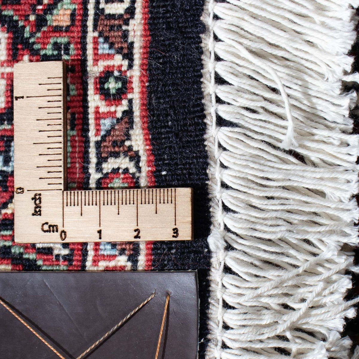 Biegacz Dywan perski - Bijar - 248 x 73 cm - ciemna czerwień