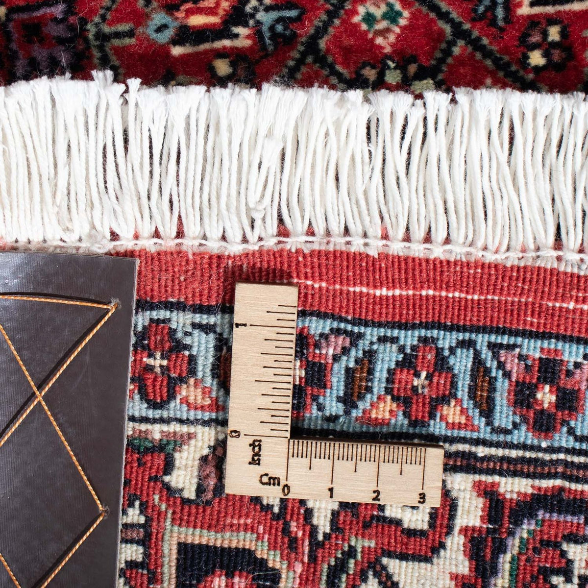 Biegacz Dywan perski - Bijar - 291 x 84 cm - ciemna czerwień