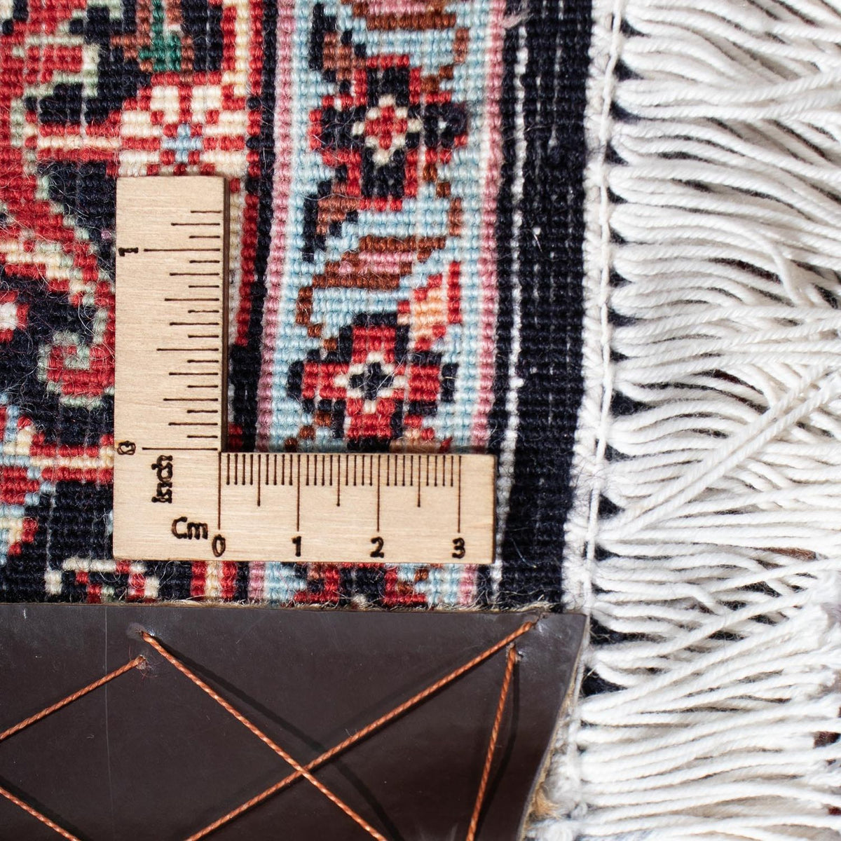 Biegacz Dywan perski - Bijar - 295 x 84 cm - beżowy