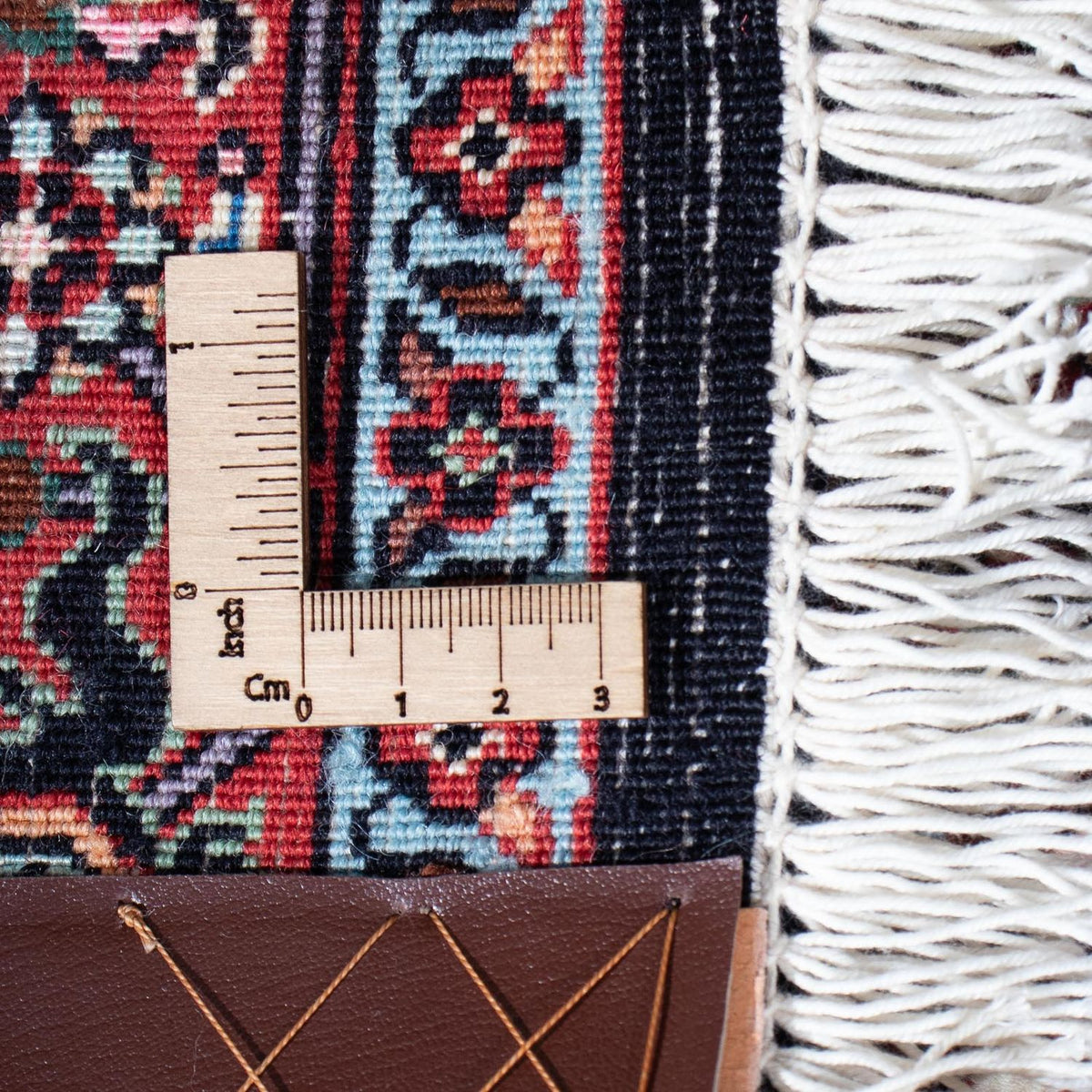 Biegacz Dywan perski - Bijar - 291 x 86 cm - beżowy