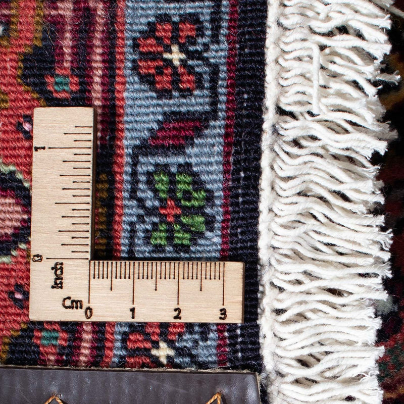 Biegacz Dywan perski - Bijar - 248 x 74 cm - niebieski