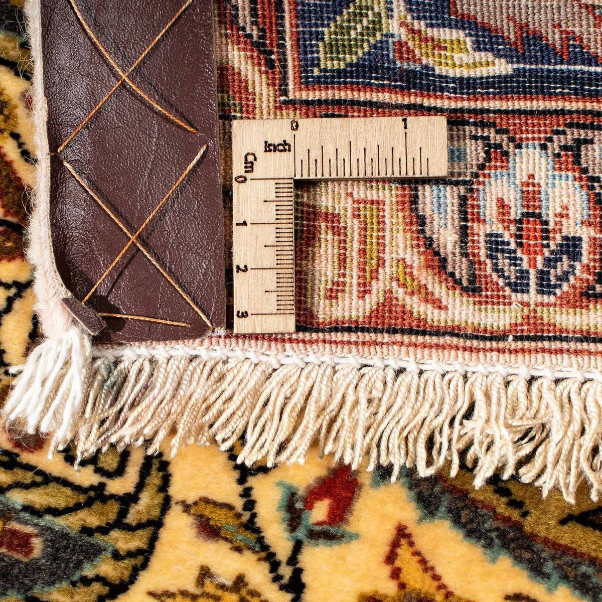 Jedwabny dywan - Ghom Silk - Premium - 195 x 135 cm - jasny beż