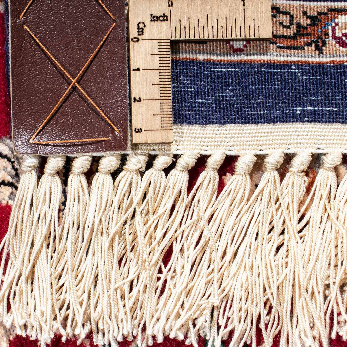 Jedwabny dywan - Ghom Silk - Premium - 200 x 130 cm - czerwony