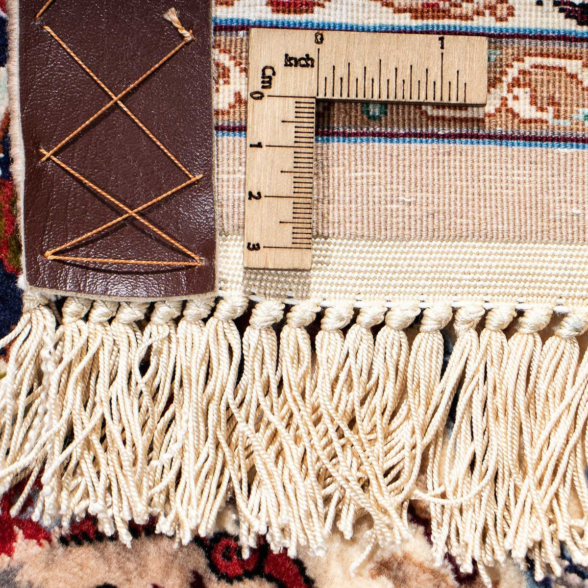 Jedwabny dywan - Ghom Silk - Premium - 202 x 128 cm - beżowy