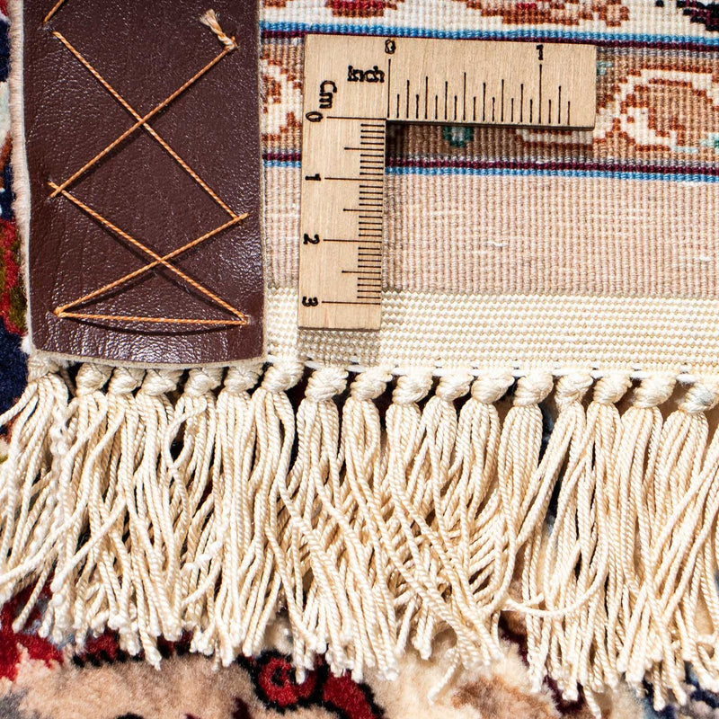 Jedwabny dywan - Ghom Silk - Premium - 202 x 128 cm - beżowy