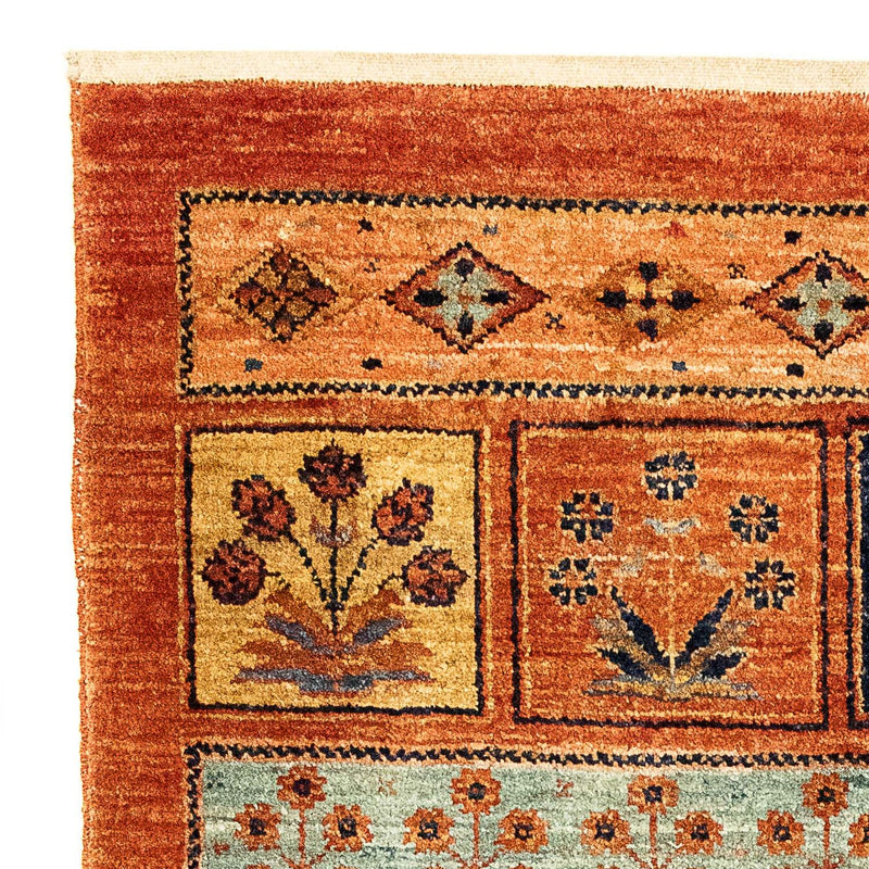 Dywan pakistański - 93 x 85 cm - rdza