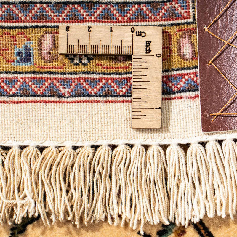 Dywan perski - Ghom - 195 x 122 cm - jasnobrązowy