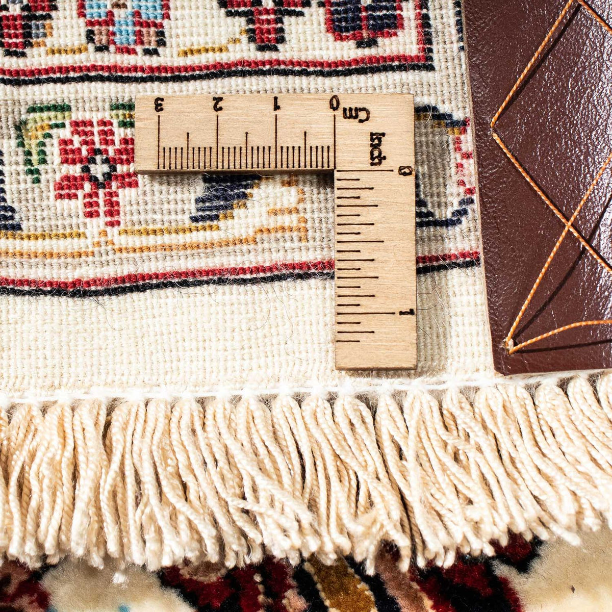 Dywan perski - Ghom - 210 x 139 cm - beżowy