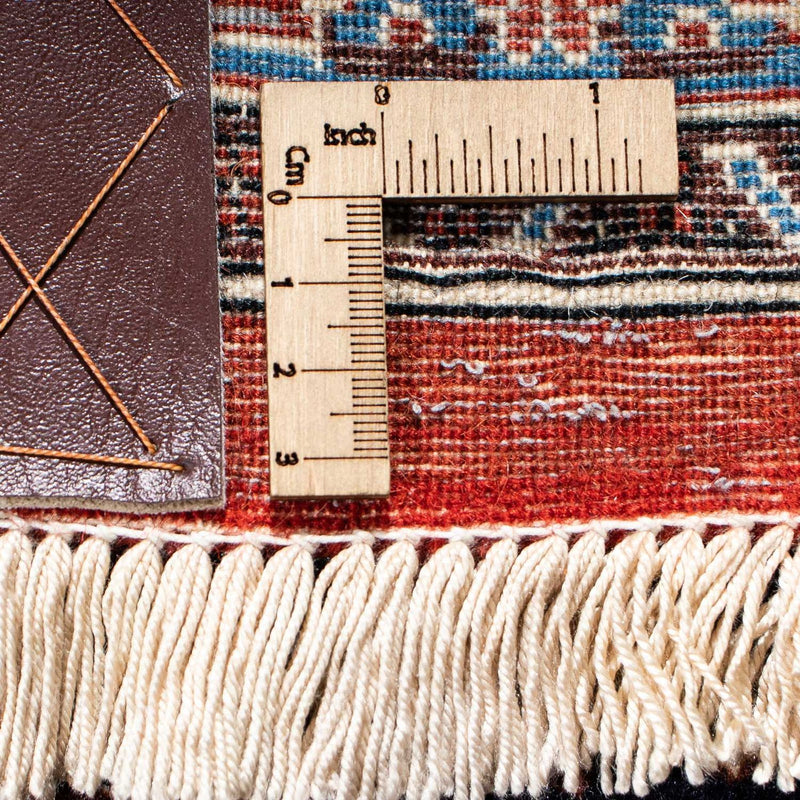 Dywan perski - Ghom - 186 x 141 cm - ciemnoniebieski