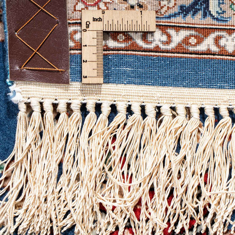 Dywan perski - Isfahan - Premium - 198 x 133 cm - niebieski