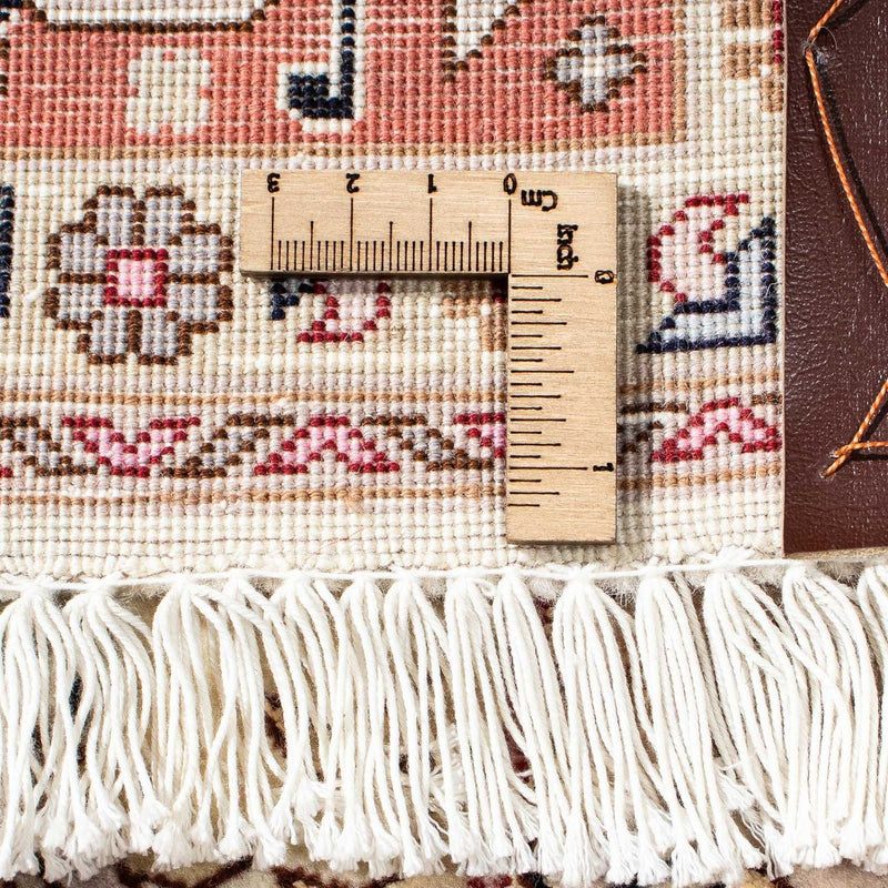 Dywan perski - Tabriz - Królewski - 201 x 149 cm - beżowy