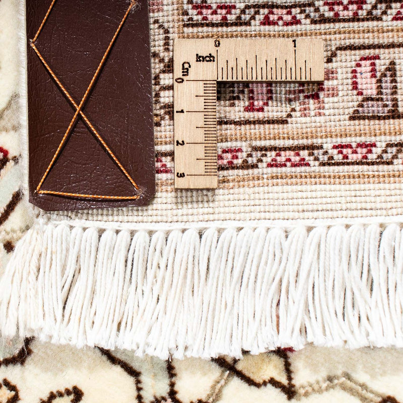 Dywan perski - Tabriz - Królewski - 218 x 152 cm - beżowy