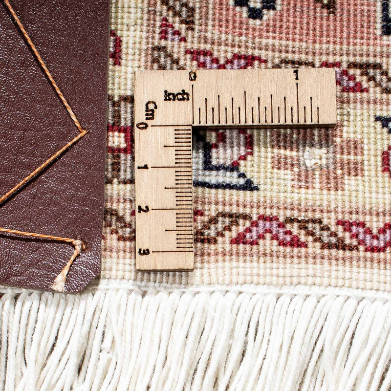 Dywan perski - Tabriz - Królewski - 204 x 152 cm - beżowy