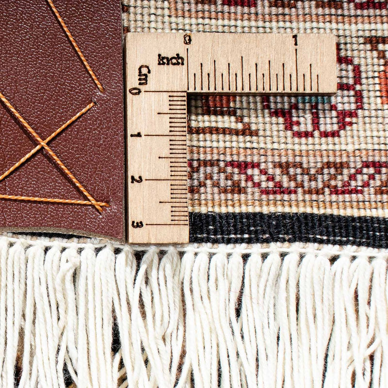 Dywan perski - Tabriz - Premium - 206 x 151 cm - ciemnoniebieski