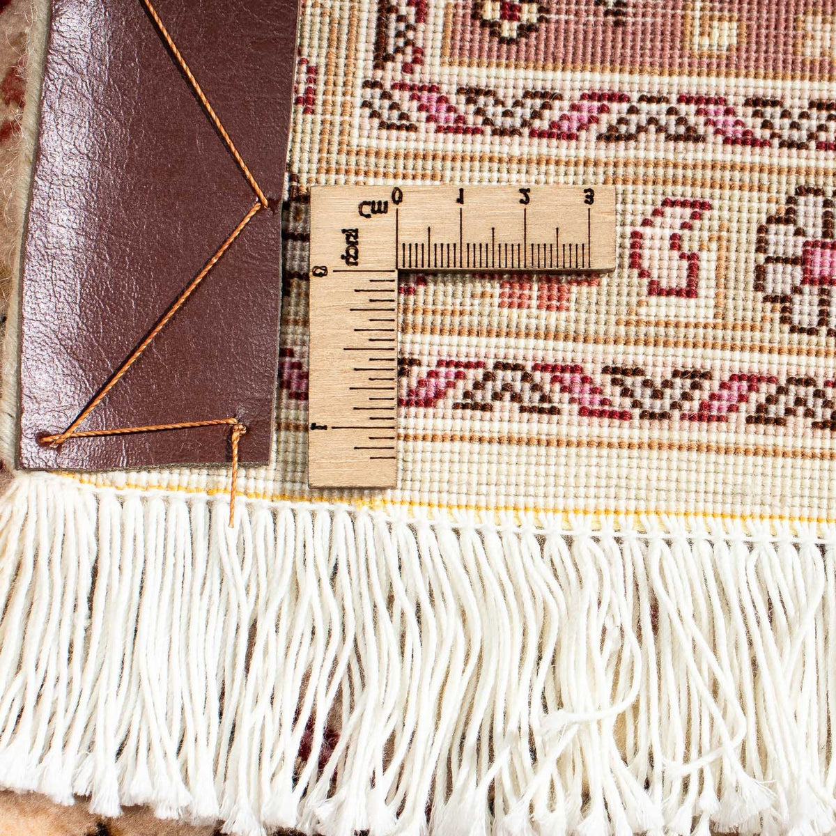 Dywan perski - Tabriz - Królewski - 207 x 149 cm - beżowy