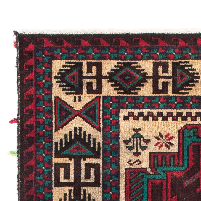 Dywan beludżycki - 139 x 77 cm - beżowy