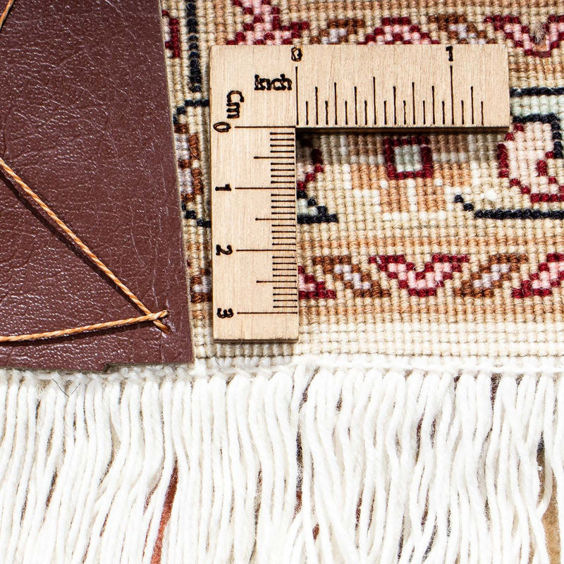 Dywan perski - Tabriz - Królewski - 202 x 152 cm - beżowy