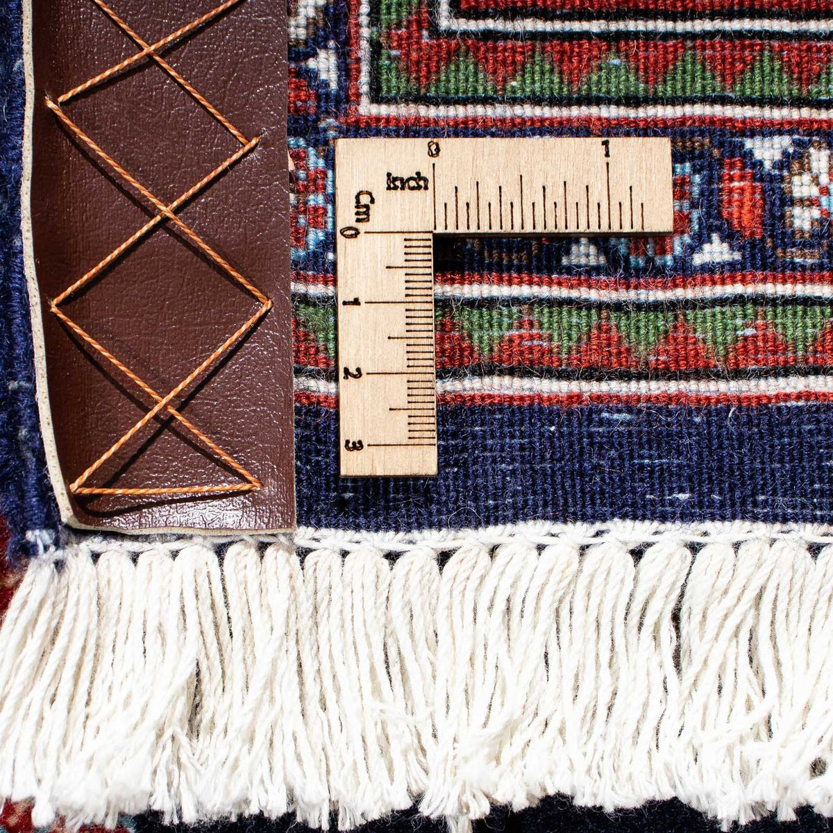 Dywan perski - Ghom - 210 x 139 cm - ciemnoniebieski