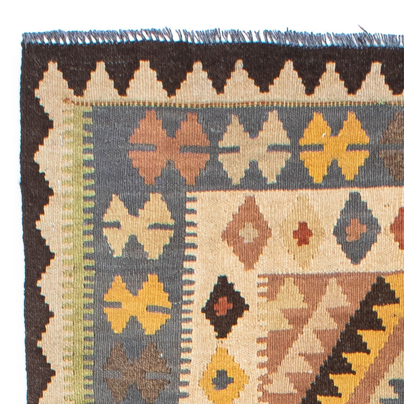 Biegacz Dywan Kelim - Orientalny - 208 x 82 cm - beżowy