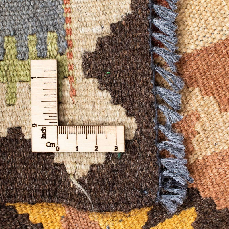 Biegacz Dywan Kelim - Orientalny - 208 x 82 cm - beżowy