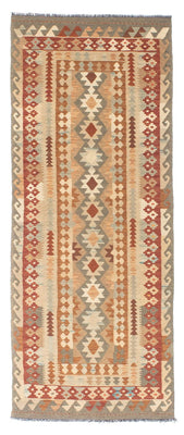 Biegacz Dywan Kelim - Orientalny - 200 x 78 cm - beżowy