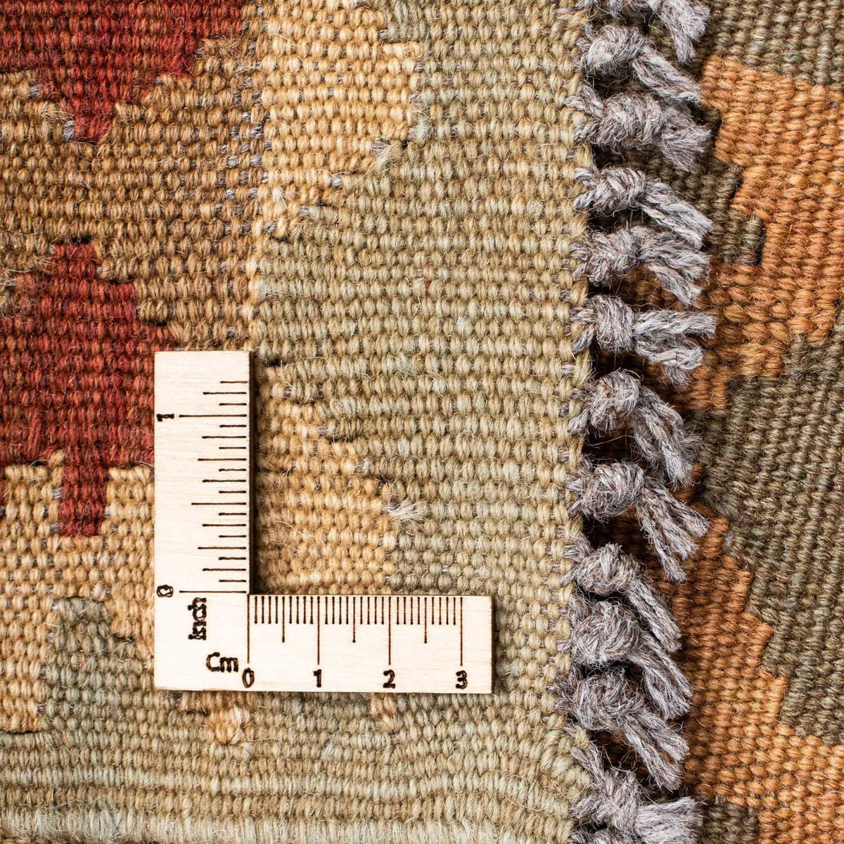 Biegacz Dywan Kelim - Orientalny - 192 x 83 cm - jasnobrązowy