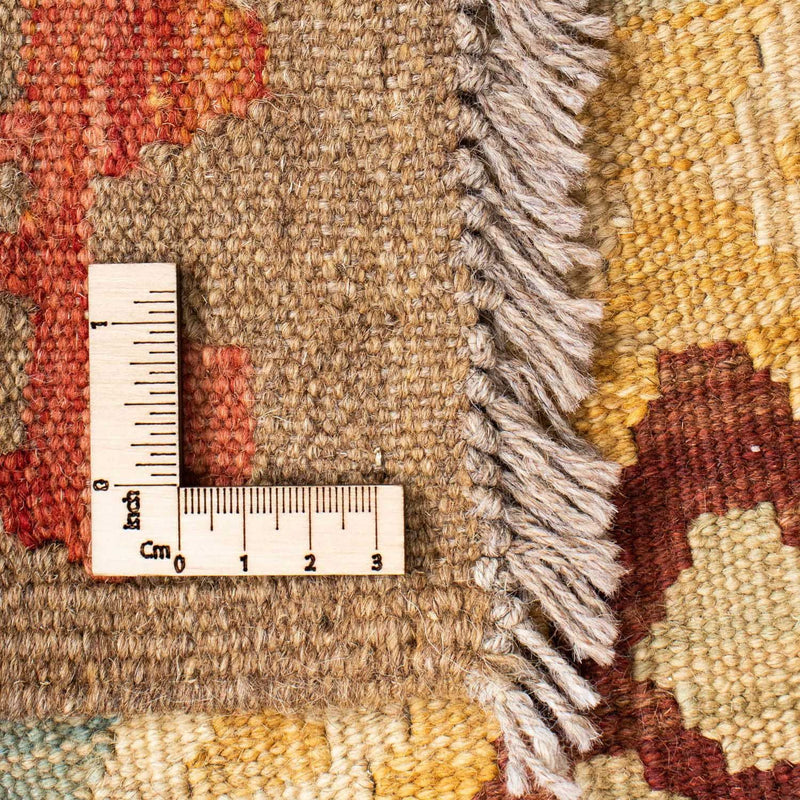 Biegacz Dywan Kelim - Orientalny - 201 x 78 cm - beżowy