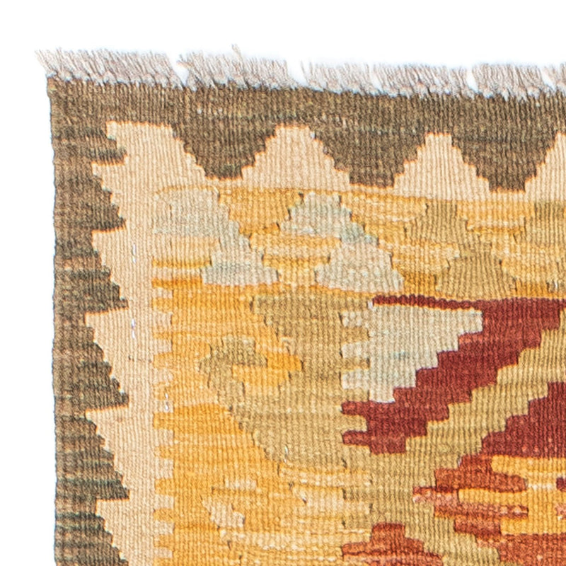 Biegacz Dywan Kelim - Orientalny - 187 x 73 cm - rdza