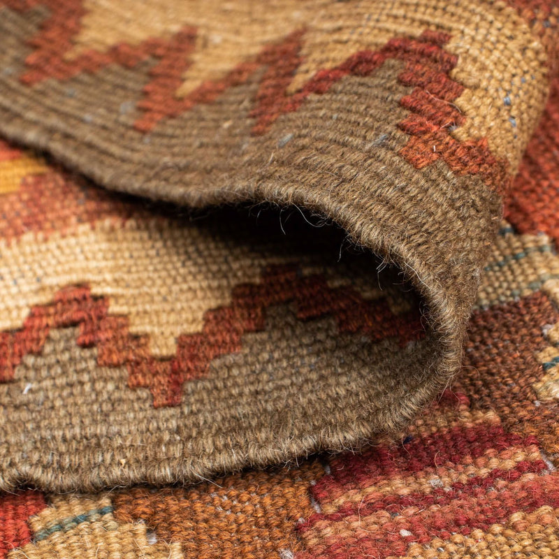 Biegacz Dywan Kelim - Orientalny - 192 x 78 cm - jasnobrązowy