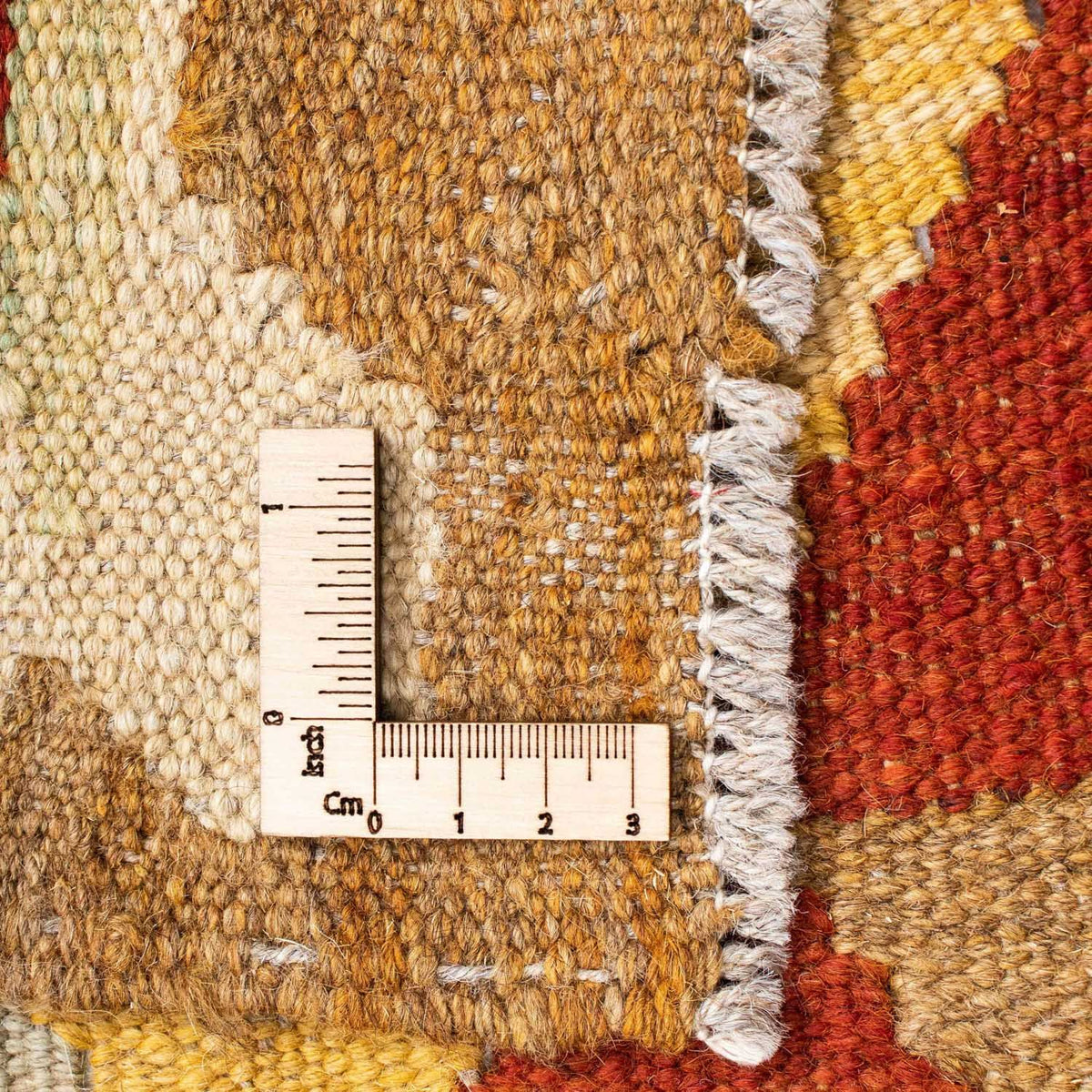 Biegacz Dywan Kelim - Orientalny - 192 x 72 cm - jasnobrązowy