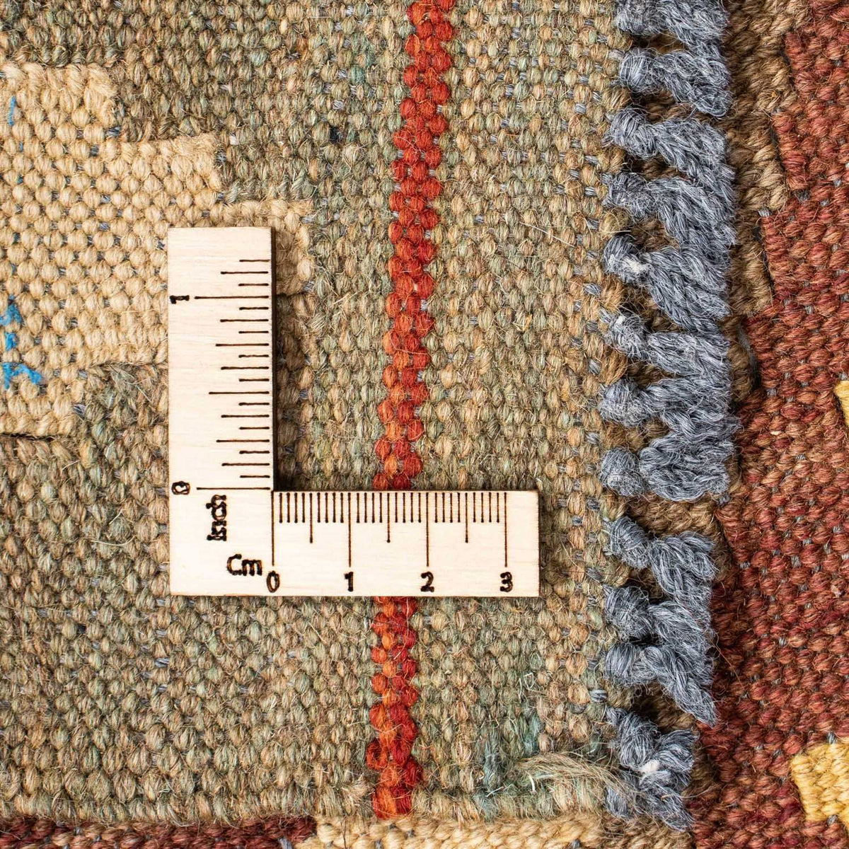 Biegacz Dywan Kelim - Orientalny - 191 x 78 cm - jasnobrązowy