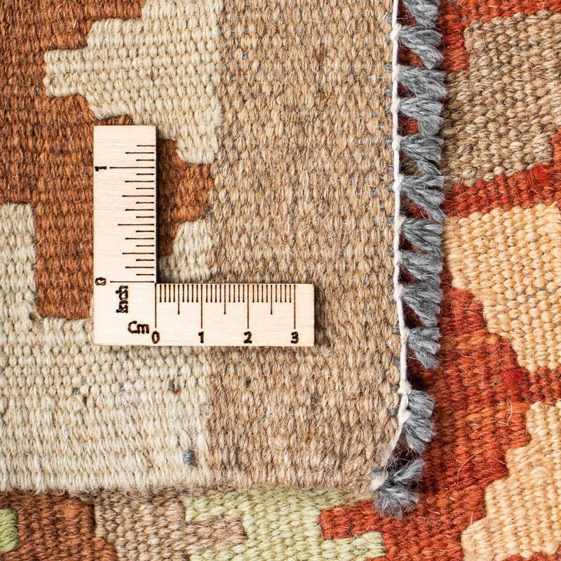 Biegacz Dywan Kelim - Orientalny - 196 x 86 cm - beżowy