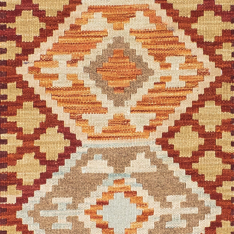 Biegacz Dywan Kelim - Orientalny - 202 x 73 cm - beżowy