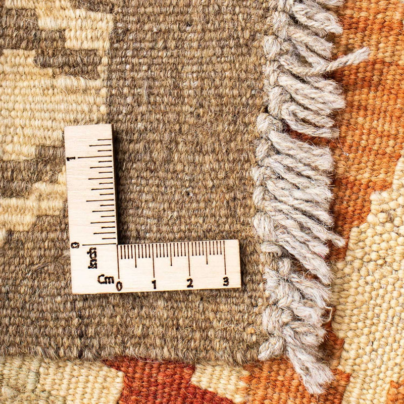 Biegacz Dywan Kelim - Orientalny - 203 x 73 cm - beżowy