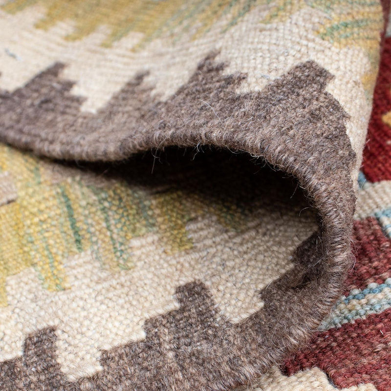 Dywan Kelim - Orientalny - 199 x 147 cm - wielokolorowy