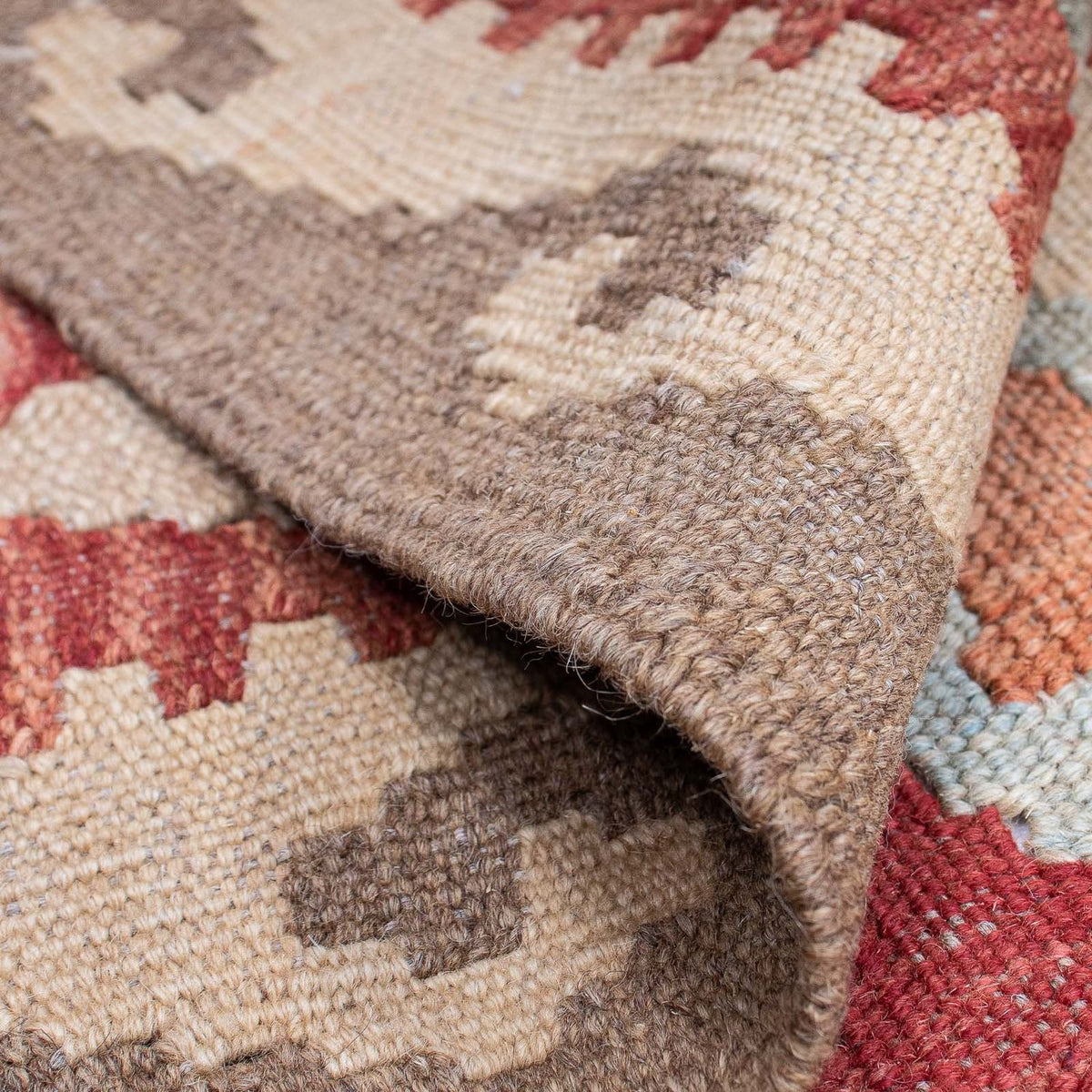 Dywan Kelim - Orientalny - 203 x 145 cm - wielokolorowy