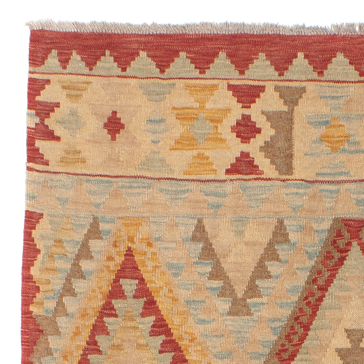 Dywan Kelim - Orientalny - 196 x 143 cm - wielokolorowy