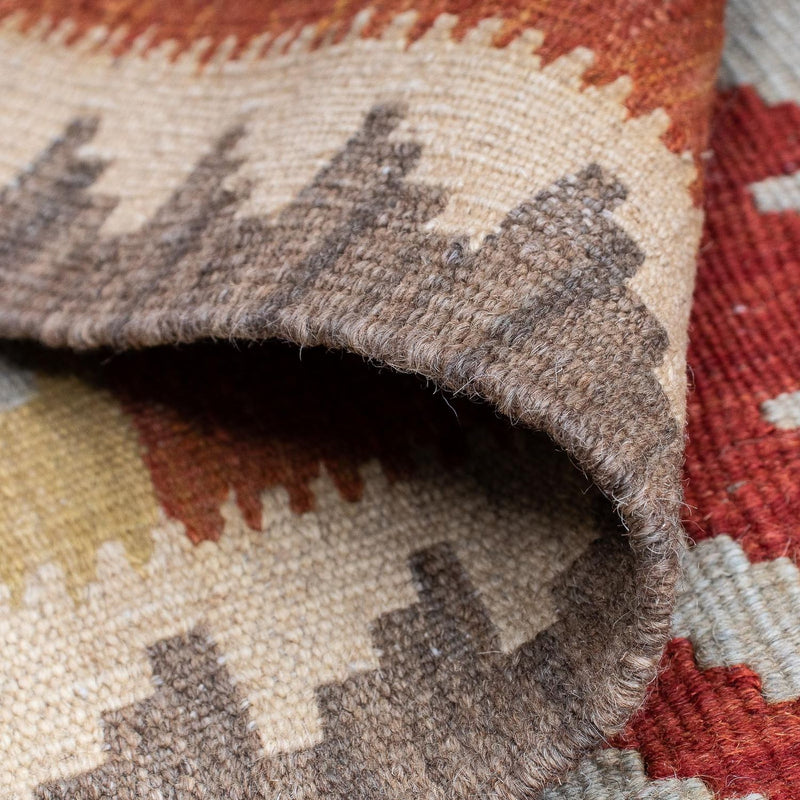 Dywan Kelim - Orientalny - 193 x 142 cm - wielokolorowy