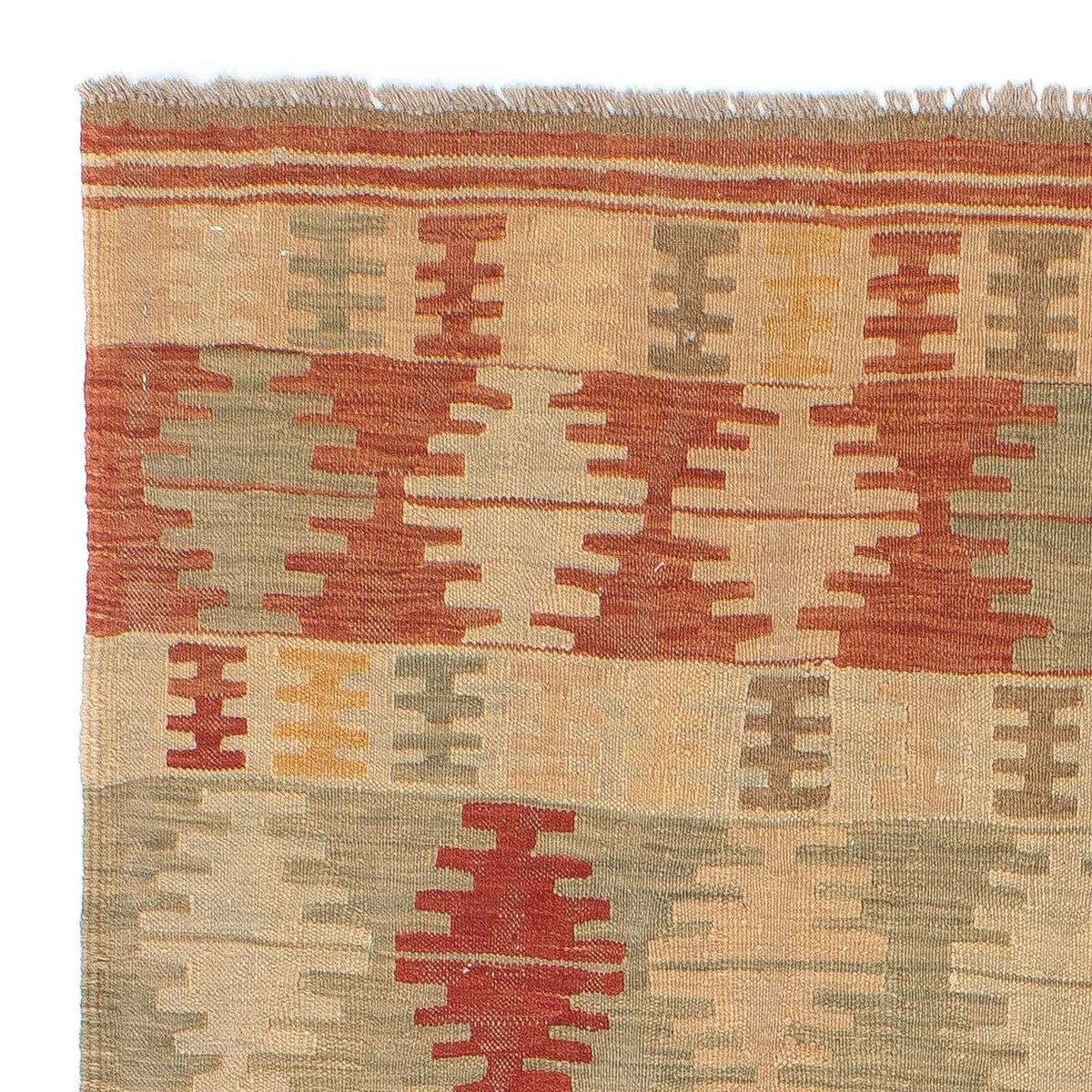 Dywan Kelim - Orientalny - 199 x 151 cm - wielokolorowy