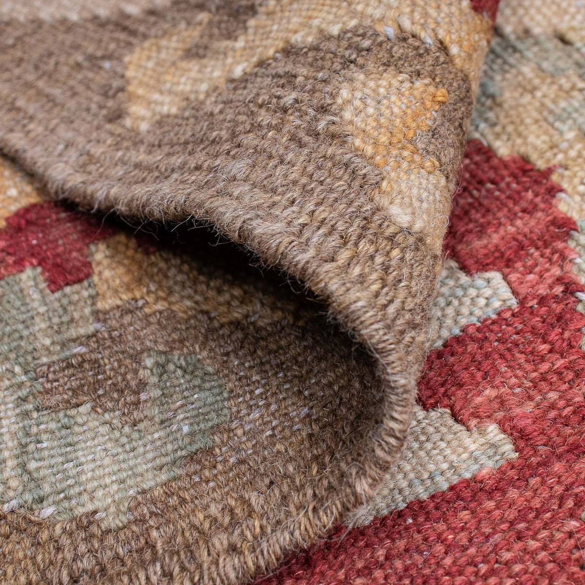 Dywan Kelim - Orientalny - 188 x 148 cm - wielokolorowy