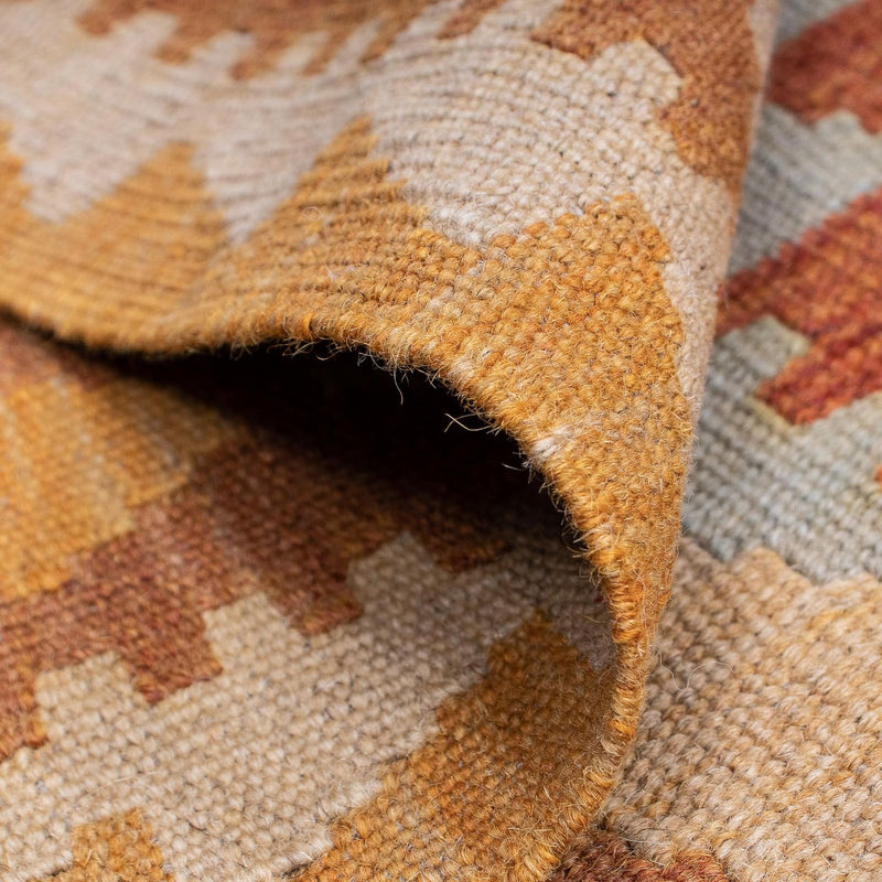 Dywan Kelim - Orientalny - 206 x 141 cm - wielokolorowy