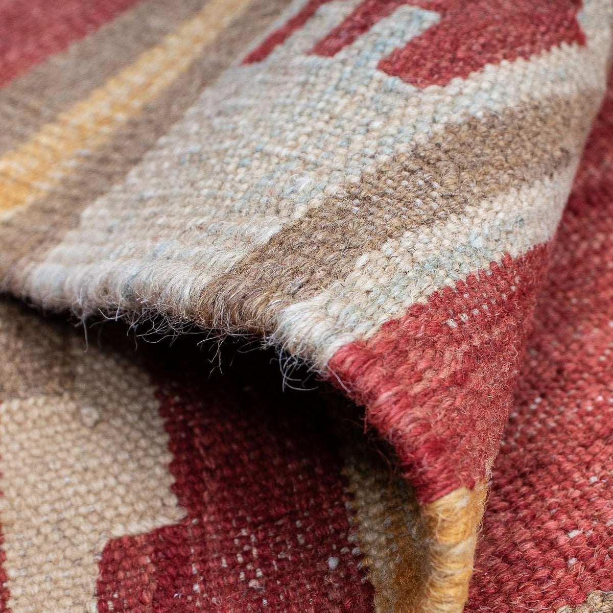 Dywan Kelim - Orientalny - 211 x 149 cm - wielokolorowy