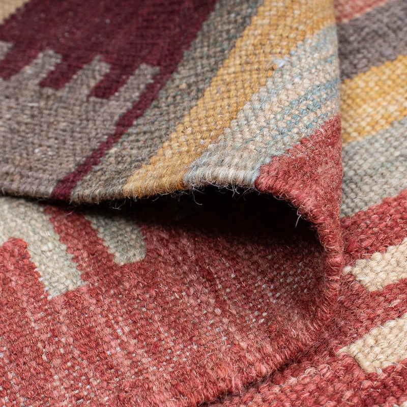 Dywan Kelim - Orientalny - 202 x 142 cm - wielokolorowy